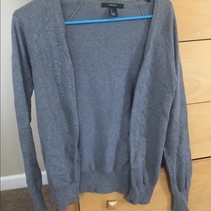 F21 Gray Cardigan